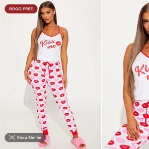 Valentine’s Day / galentines pajamas onesie brand new with tags!!